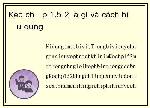 Kèo chấp 1.5 2 là gì và cách hiểu đúng