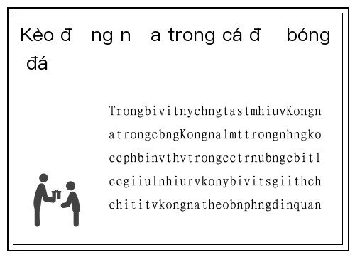 Kèo đồng nửa trong cá độ bóng đá